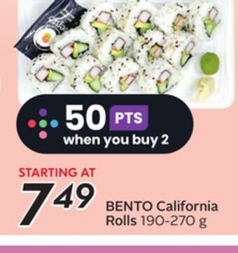 Sobeys California rolls offer