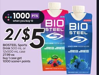 Sobeys Sports drink offer