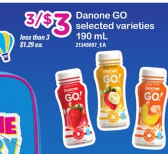 Independent Grocer Danone go, 190 ml offer