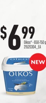 Independent Grocer Oikos® - 650-750 g offer