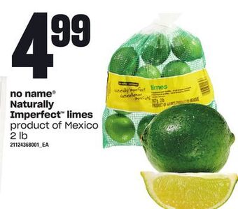 Independent Grocer No name® naturally imperfect limes, 2 lb offer