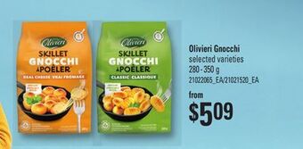 Independent Grocer Olivieri gnocchi, 280-350 g offer
