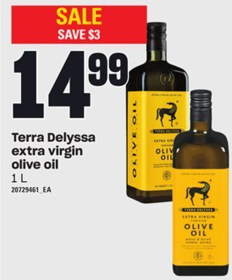 Loblaws Terra delyssa extra virgin olive oil 1 l offer