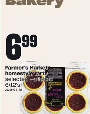 Loblaws Farmer's market™ homestyle tarts, 6/12's offer