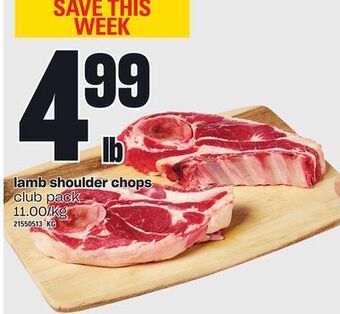 Independent Grocer Lamb shoulder chops offer