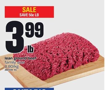 Independent Grocer Lean ground beef offer