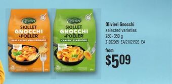 Loblaws Olivieri gnocchi, 280 - 350 g offer