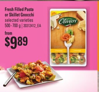 Loblaws Fresh filled pasta or skillet gnocchi, 500 - 700 g offer