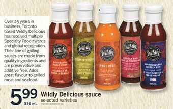 Fortinos Wildly delicious sauce, 350 ml offer