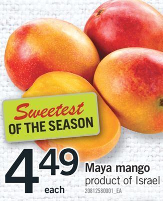 Fortinos Maya mango offer
