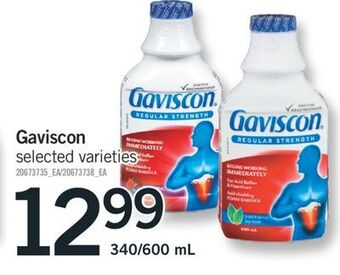 Fortinos Gaviscon, 340/600 ml offer