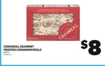 Real Canadian Superstore Cinnaroll gourmet frosted cinnamon rolls, 840 g offer