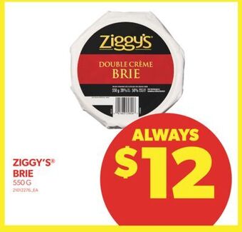 Real Canadian Superstore Ziggy's® brie, 550 g offer