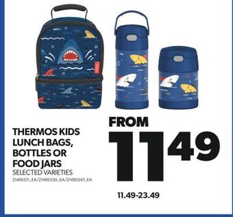 Real Canadian Superstore Thermos kids lunch bags, bottles or food jars offer