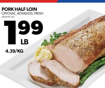 Real Canadian Superstore Pork half loin offer