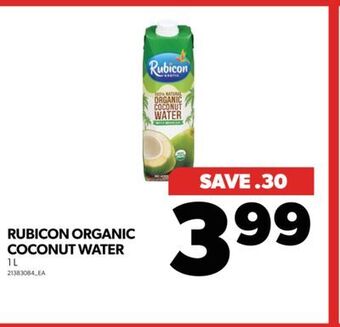 Real Canadian Superstore Rubicon organic coconut water, 1 l offer
