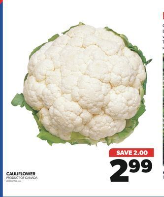 Real Canadian Superstore Cauliflower offer