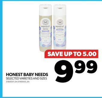 Real Canadian Superstore Honest baby needs offer
