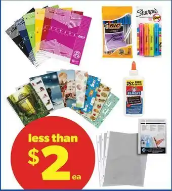 Real Canadian Superstore Assorted school supplies offer