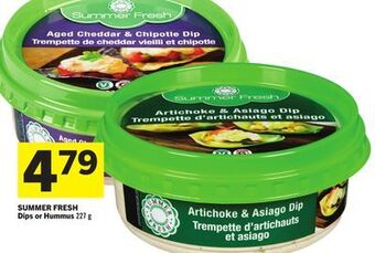 Foodland Summer fresh dips or hummus 227 g offer