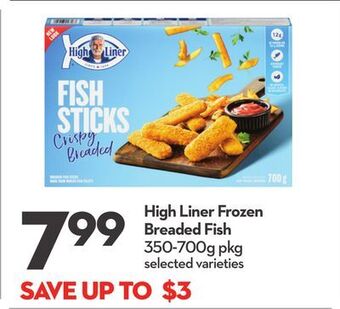Longo's High liner frozen breaded fish offer