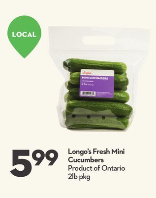 Longo's Longo's fresh mini cucumbers offer