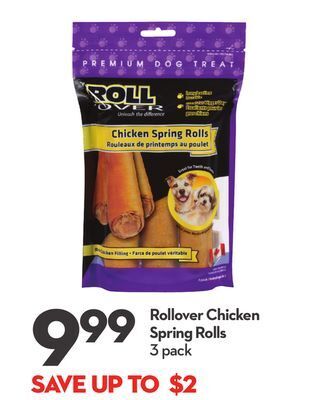 Longo's Chicken spring rolls 3 pack offer