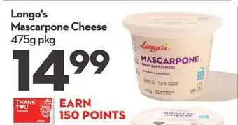 Longo's Longo's mascarpone cheese offer
