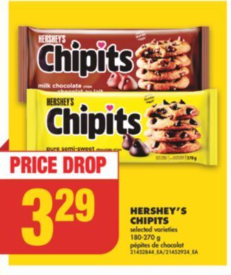No Frills Hershey's chipits, 180-270 g offer