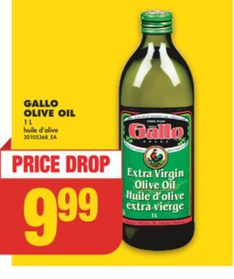 No Frills Gallo olive oil, 1 l offer