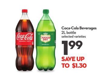 Longo's Coca-cola beverages offer