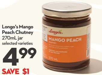 Longo's Longo's mango peach chutney offer
