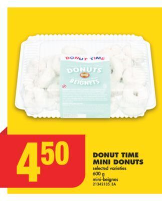 No Frills Donut time mini donuts, 600 g offer