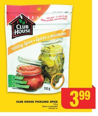 No Frills Club house pickling spice, 110 g offer