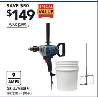 Lowe's Bosch drill/mixer offer