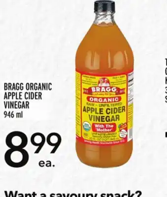 Metro Bragg organic apple cider vinegar offer