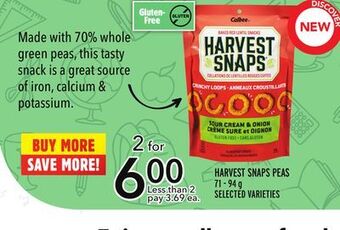 Metro Harvest snaps peas offer