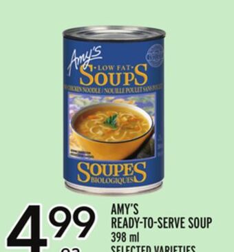 Metro Amy's ready-to-serve soup offer