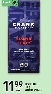 Metro Crank coffee offer