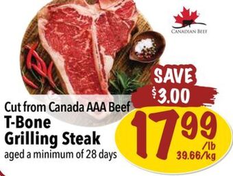 Farm Boy T-bone grilling steak offer
