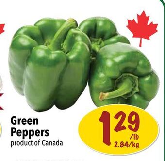 Farm Boy Green peppers offer