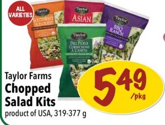 Farm Boy Taylor farms chopped salad kits offer