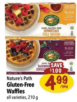 Farm Boy Nature's path gluten-free waffles offer