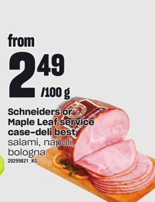 Zehrs Markets Schneiders or maple leaf service case-deli best offer