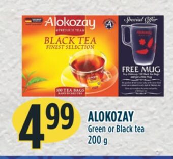 Marché Adonis Alokozay green or black tea offer