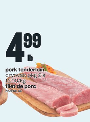 Valu-mart Filet de porc offer