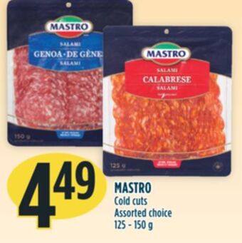 Marché Adonis Mastro cold cuts offer
