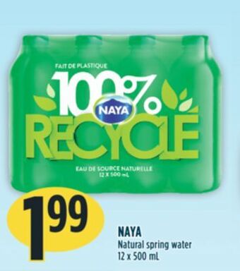 Marché Adonis Naya natural spring water offer