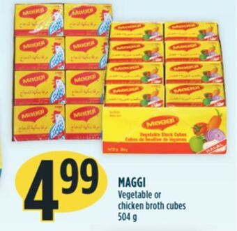 Marché Adonis Maggi vegetable or chicken broth cubes offer