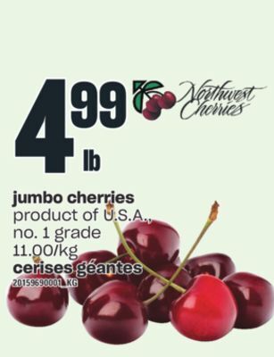 Valu-mart Cerises géantes offer